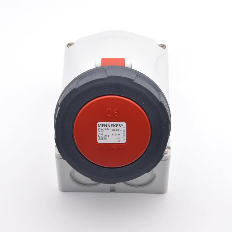 工业插座 插头63A 4P 380V IP67[TYP132+TYP3308]高清大图