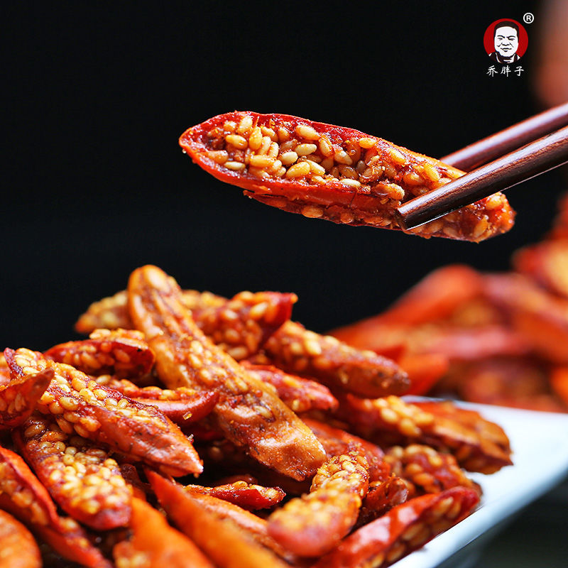 香辣脆贵州特产干炸芝麻辣椒丝香脆椒油炸干小吃酥辣美食瓶装 250克