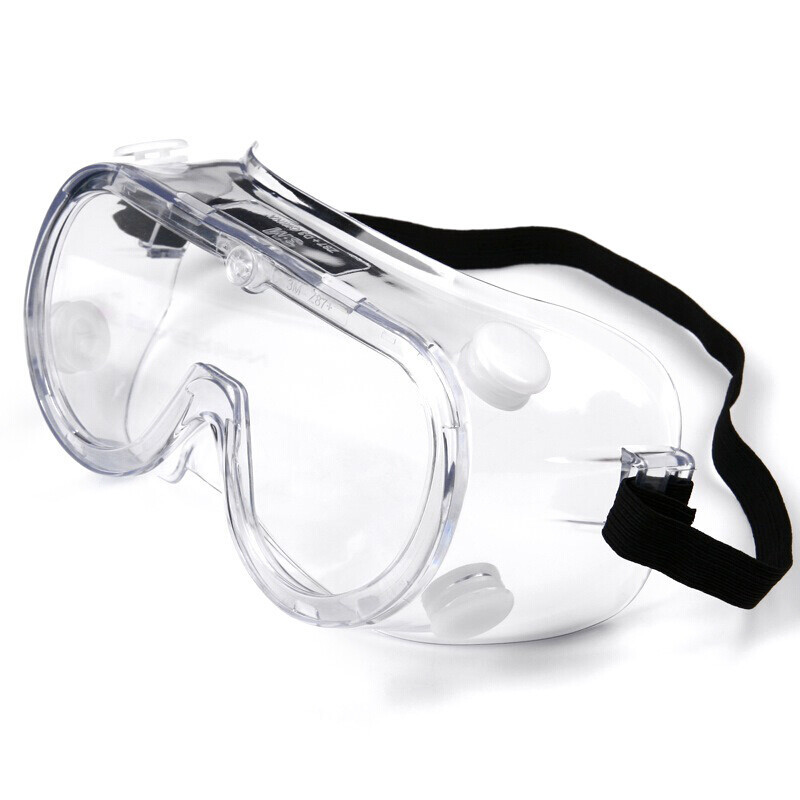 3m护目镜工业切割防飞溅骑行防护眼镜防粉尘防风防沙1621af可佩戴近视