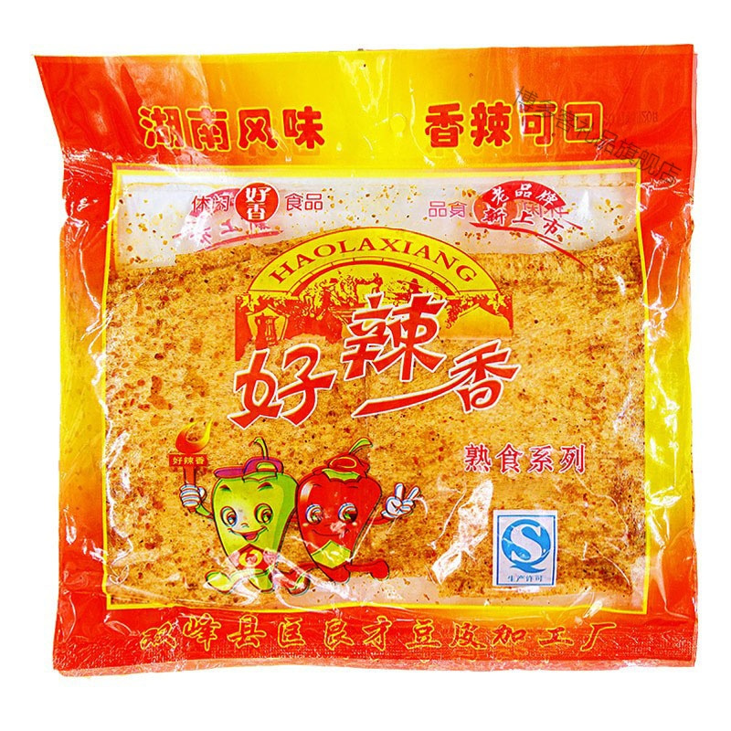 >湖南特产好辣香麻辣片90克豆皮辣片儿时怀旧零食麻辣片辣条>800_800