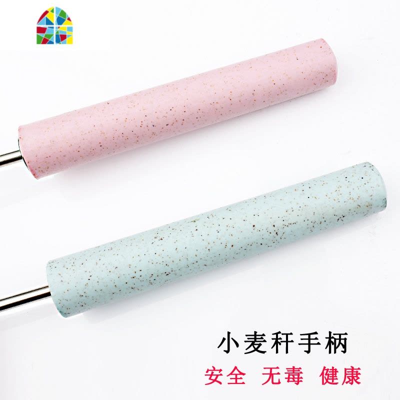 半自动手动打蛋器手持式不锈钢搅蛋棒鸡蛋奶油搅拌器厨房烘焙用具 FENGHOU 大号1个(送油刷1只)图片