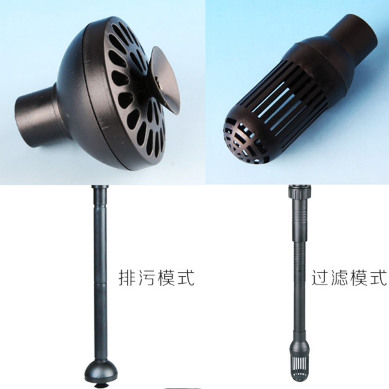 大鱼缸过滤器三合一潜水泵上置过滤器循环泵抽水泵带雨淋管高清大图