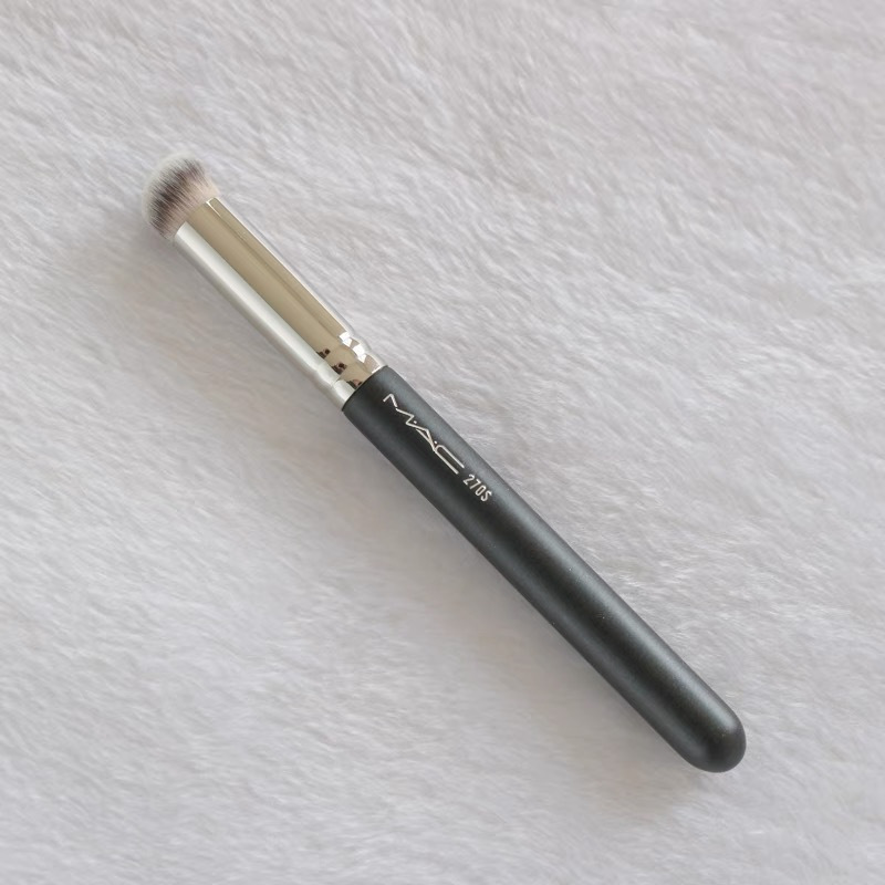 魅可mac化妆刷270s遮瑕刷眼影刷腮红刷高级纤维不吃粉柔软亲肤圆头方便易晕染上妆 单支装