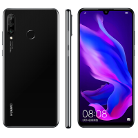 华为(HUAWEI) 华为nova4e AI超广角三摄 全网通版 6GB+128GB 幻夜黑 移动联通电信4G智能手机