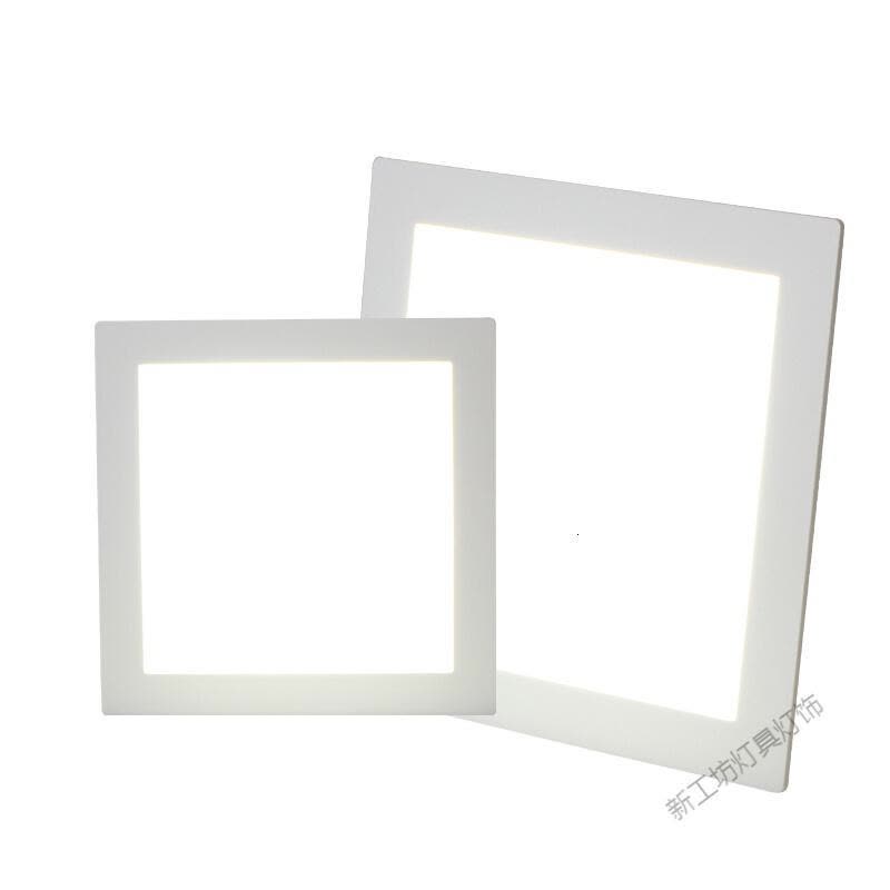 苏宁放心购 方形暗装LED厨卫灯嵌入式厨房阳台吸顶灯浴室灯具卫生间开孔16~17图片