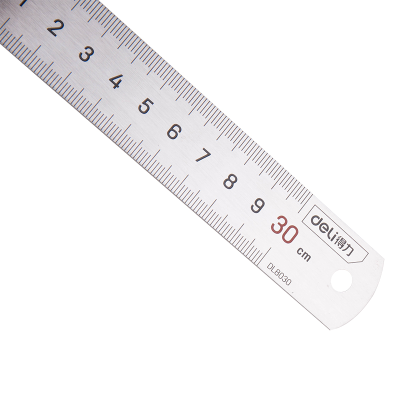 得力 DL8030 钢尺 30cm