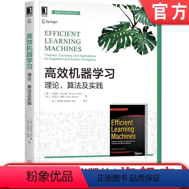 [正版]高效机器学习:理论、算法及实践 [黎]玛丽特·阿瓦德(Mariette Awad) [美]拉胡尔·可汗纳(Ra