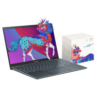 华硕(ASUS)灵耀14s 11代英特尔酷睿i5 14英寸13.5mm超轻薄商务笔记本电脑(i5-1135G7 16G 512G 高色域 )松木青