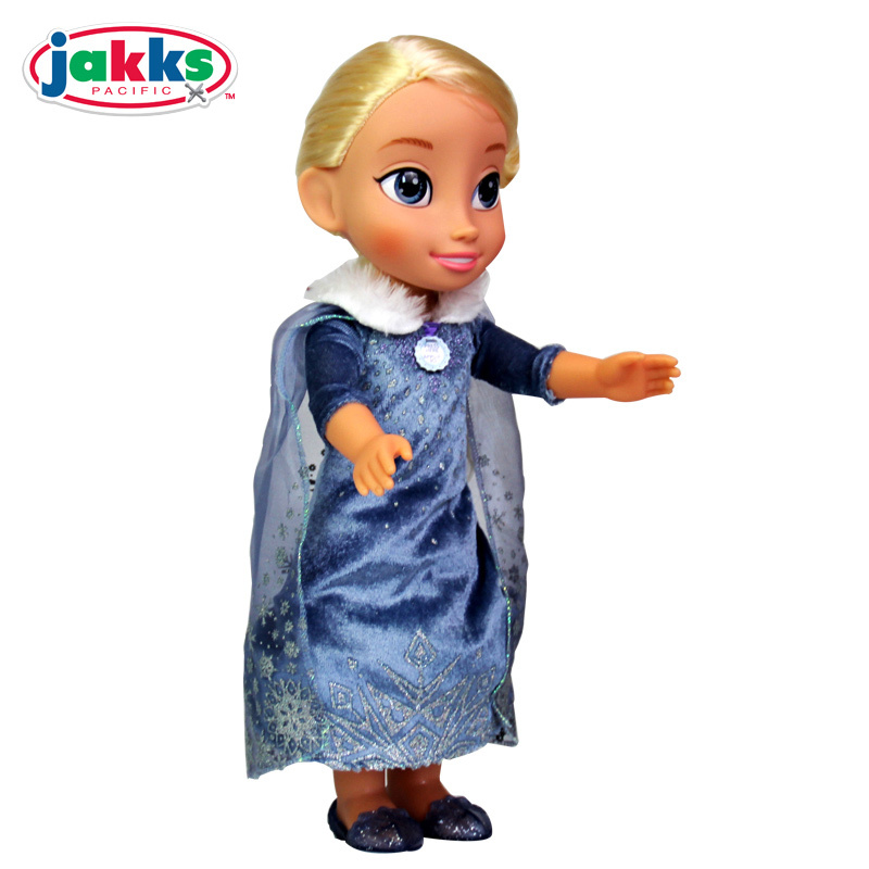 jakks 迪斯尼女孩玩具 冰雪奇缘艾莎公主唱歌娃娃46818