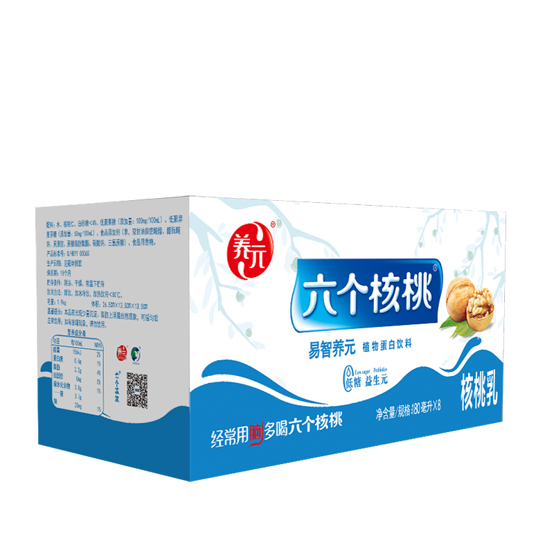 养元六个易智养元植物蛋白饮料180ML*8