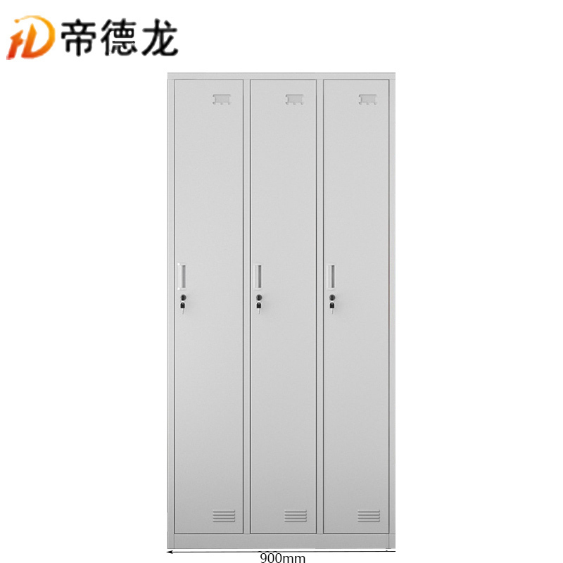 帝德龙衣柜员工存包柜储物收纳柜三门