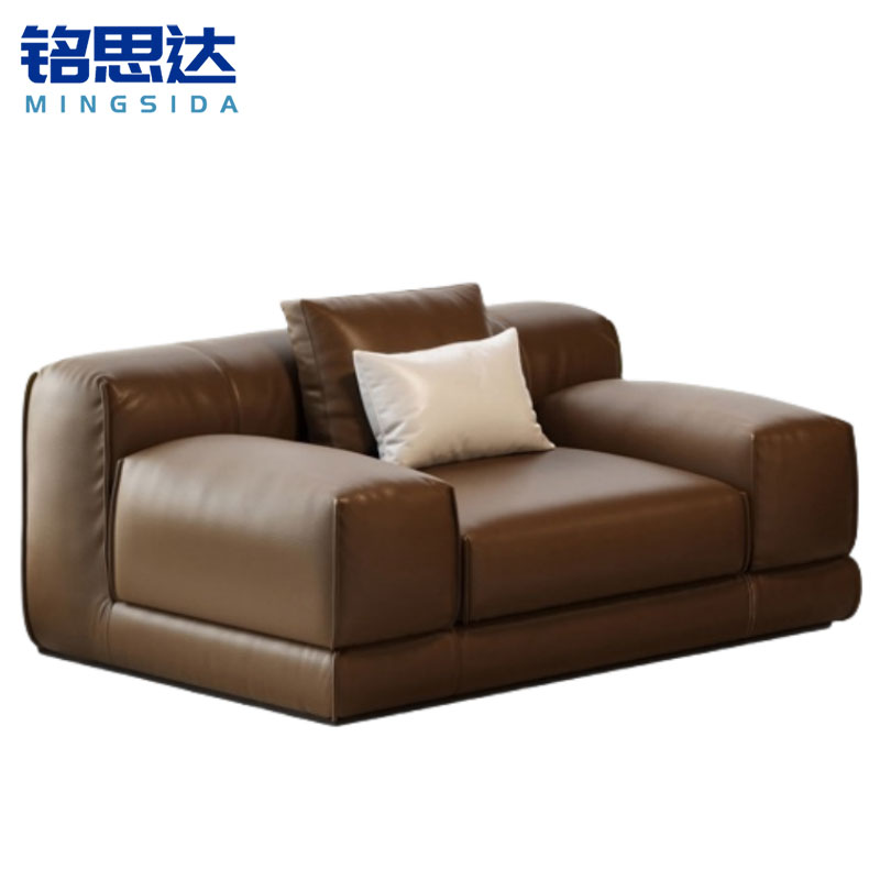铭思达皮质沙发单人位张高清大图