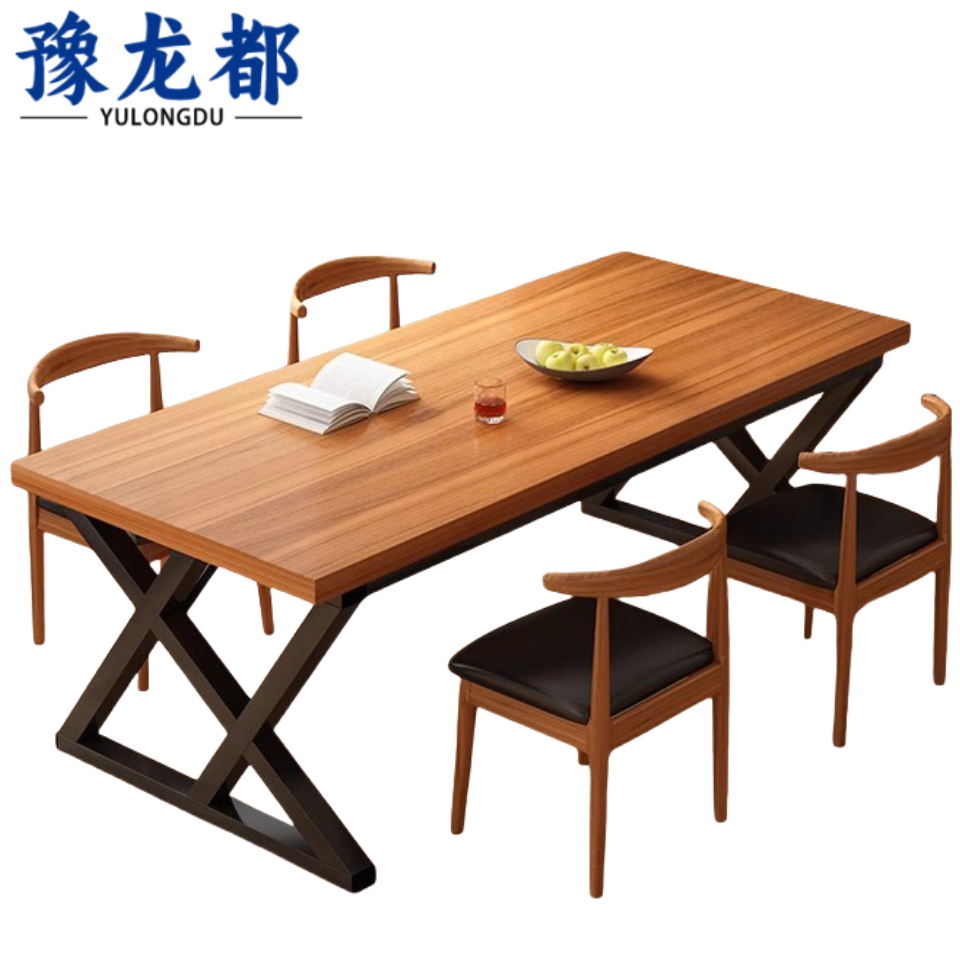 豫龙都餐桌椅1.4m套高清大图