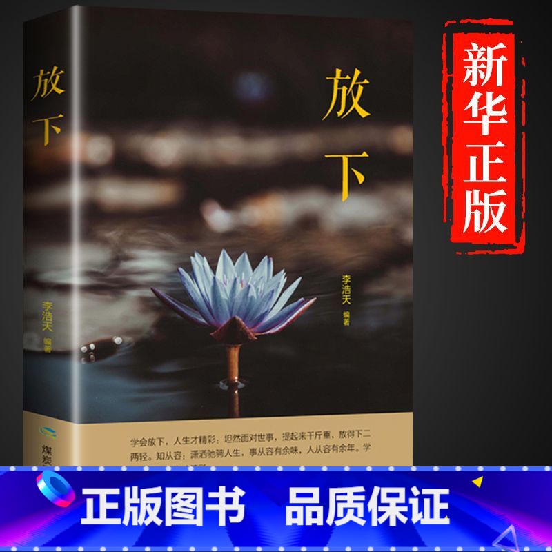【抖音同款】放下 【正版】抖音同款静心书籍放下人生没什么做自己的心理医生人生智慧哲学战胜焦虑心理学青春成功励志心灵鸡汤正