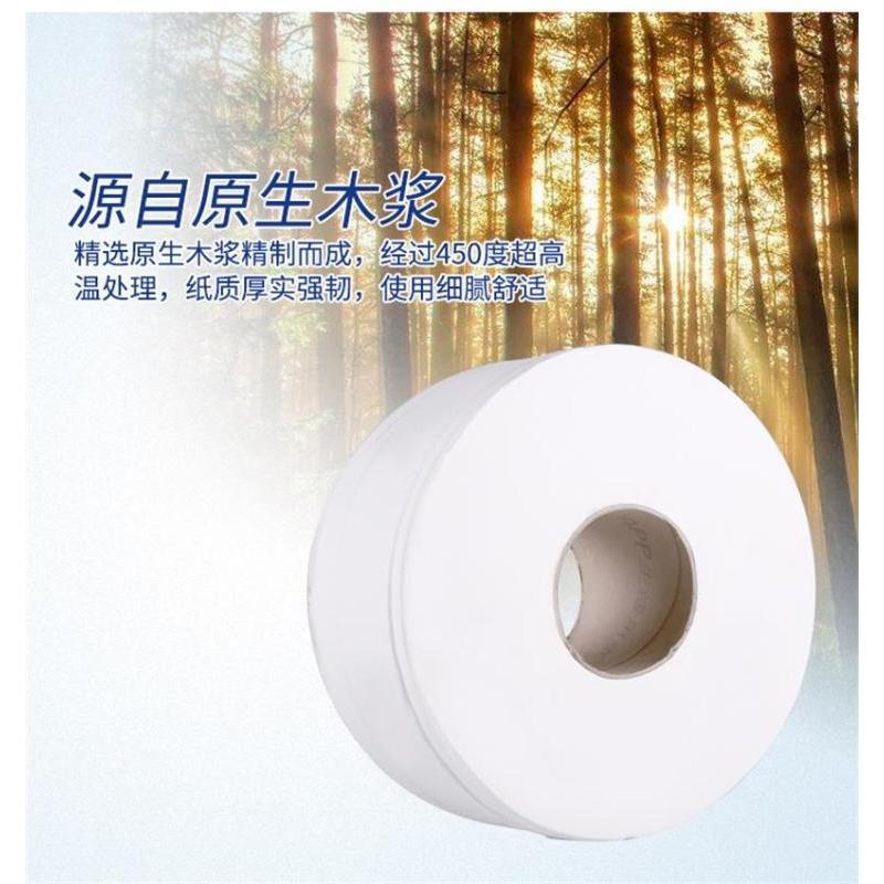 清风 BJ02AJ 2层平纹220米 珍宝卷纸 120*91mm,3卷/提,4提/箱 (整箱销售)