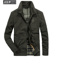 Jeep（吉普）夹克男外套 秋季新款休闲时尚青年百搭大码男装茄克衫