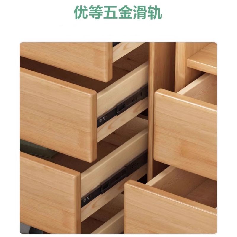 悦兴诚家用实木斗柜600*400*885mm台高清大图