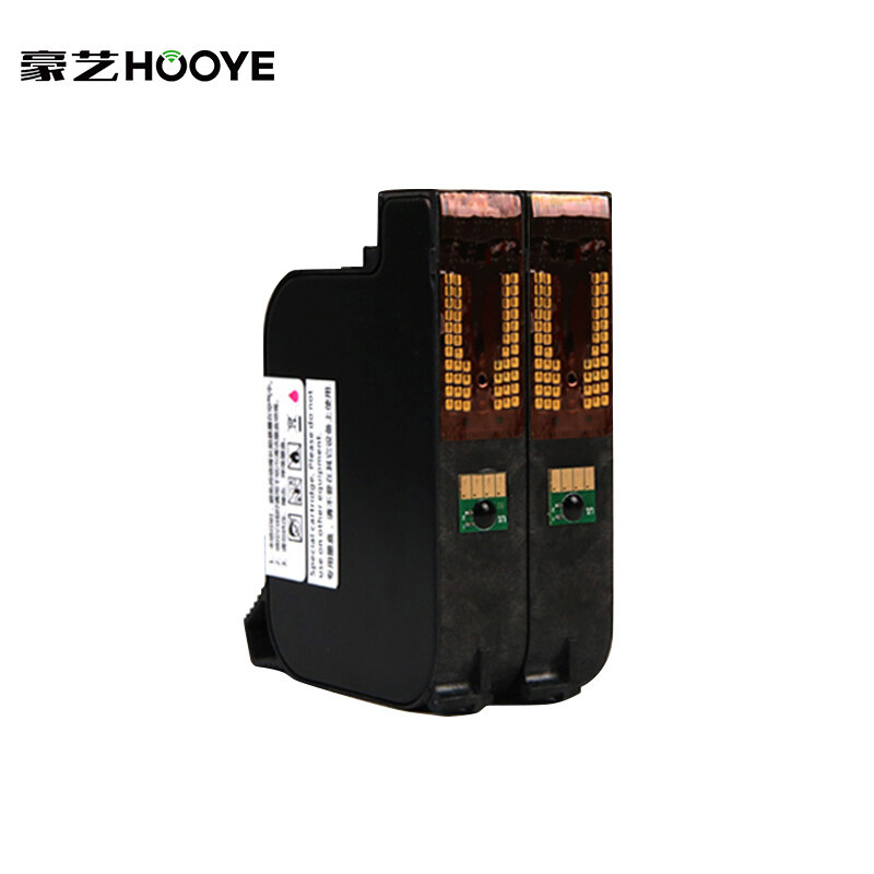 豪艺(HooYe)EC02BL喷墨打印机一寸黑色干性墨盒 日期条码二维码图标喷码 黑色
