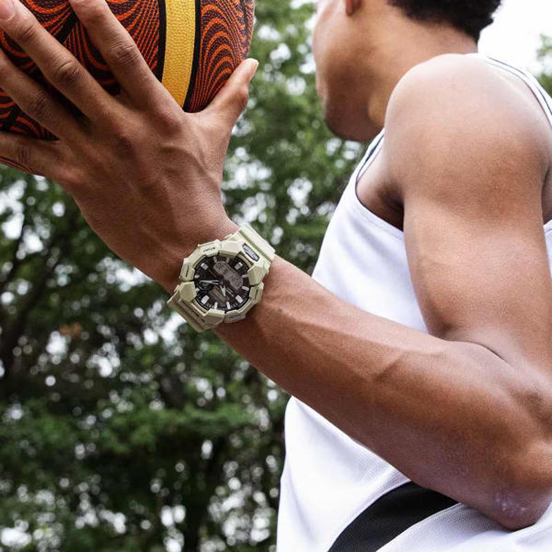 G-SHOCK多功能防水双显石英男表防水Bar夜光计时世界时功能运动手