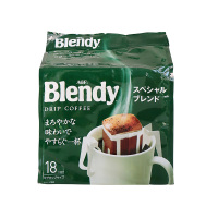 特浓(18小包深度烘焙) [正版]日本进口 Blendy挂耳咖啡滤袋现磨手冲咖啡粉无蔗糖纯黑咖啡