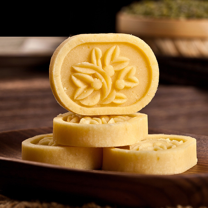 有成斋绿豆冰糕500g(20枚)礼盒装湖南老字号特产零食传统手工糕点