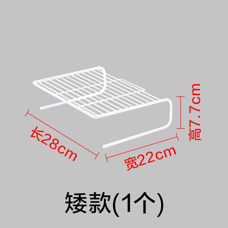 厨房冰箱橱柜内部隔层分层置物架 柜子收纳冰柜隔板台面锅架收纳层架 三维工匠高清大图