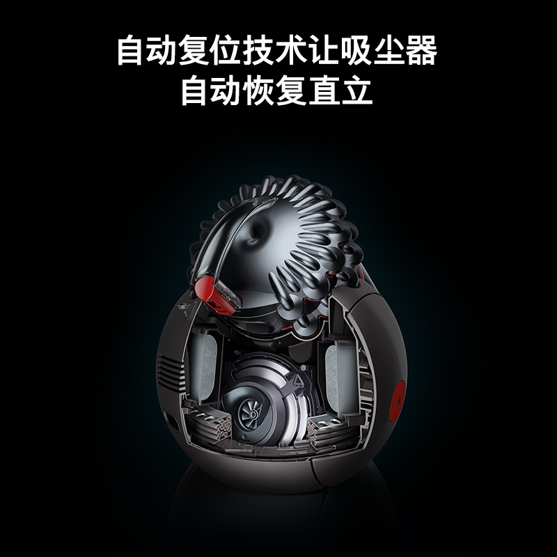 戴森(Dyson) CY22吸尘器 卧式家用 无尘袋 圆筒 干式1300W功率 吸尘机有助吸附小颗粒 扫地机
