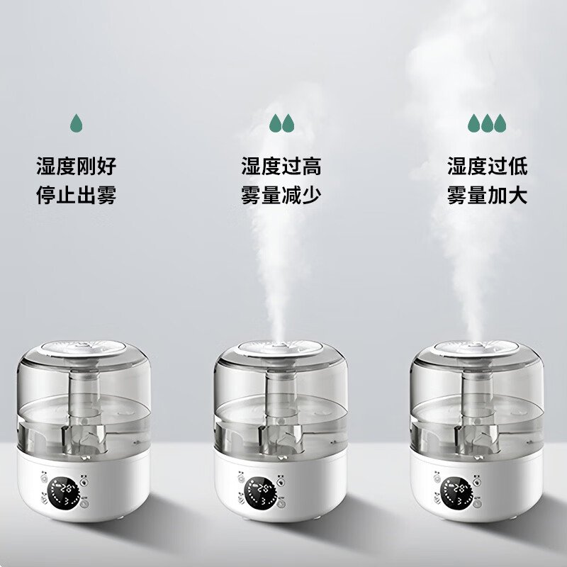 only&home多功能加湿香薰一体机KL-JS-01 环保材料及矿化石净化滤芯高清大图