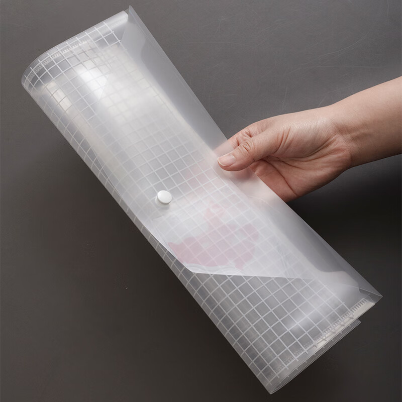 晨光纽扣袋方格(白)ADM94516A 12个装高清大图