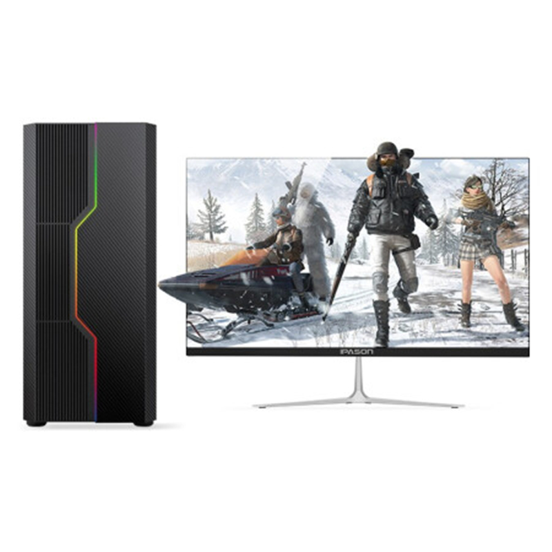 攀升G1设计师台式主机 23.8英寸显示器(I3-10100 8G 240GSSD GTX1650-D6 独显)