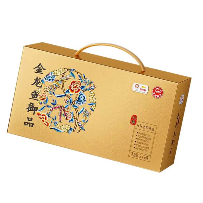 金龙鱼 御品六珍五谷杂粮礼盒400g*6袋/盒高清大图