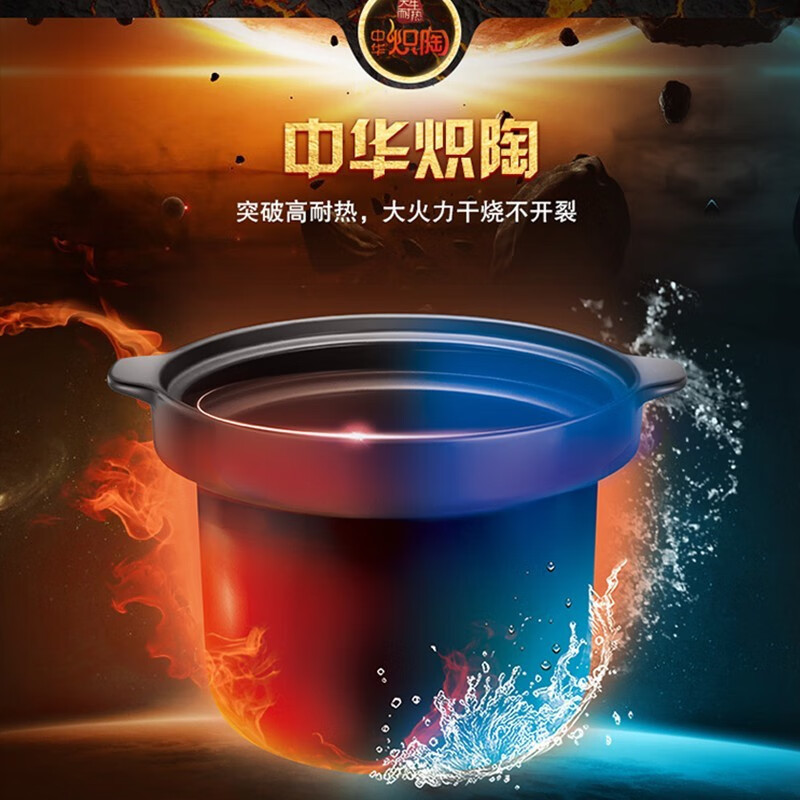 苏泊尔(SUPOR)电炖锅电炖盅煲汤锅炖汤锅煮粥锅十二大特色功能炽陶老火汤电炖锅DG60YC13高清大图