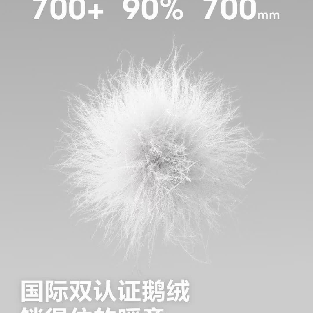 波司登(BOSIDENG)90鹅绒立领轻暖羽绒服女防风短款错格休闲外套B260135034 牛油果绿4247 尺码...高清大图