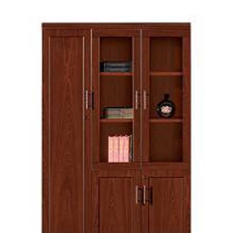 大央文件柜SE-103左 1200W*400D*2000H书架落地置物架客厅家用靠墙收纳柜子储物柜办公室文件柜简易书高清大图