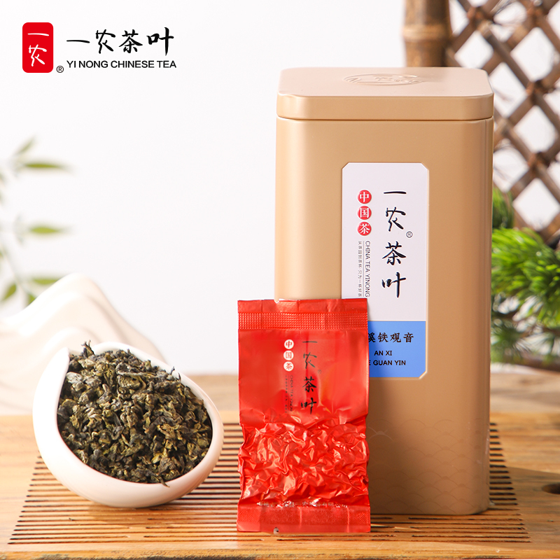 一农茶叶礼盒特级浓香铁观音360g礼盒装 福建茗茶乌龙茶 中国红送礼佳选