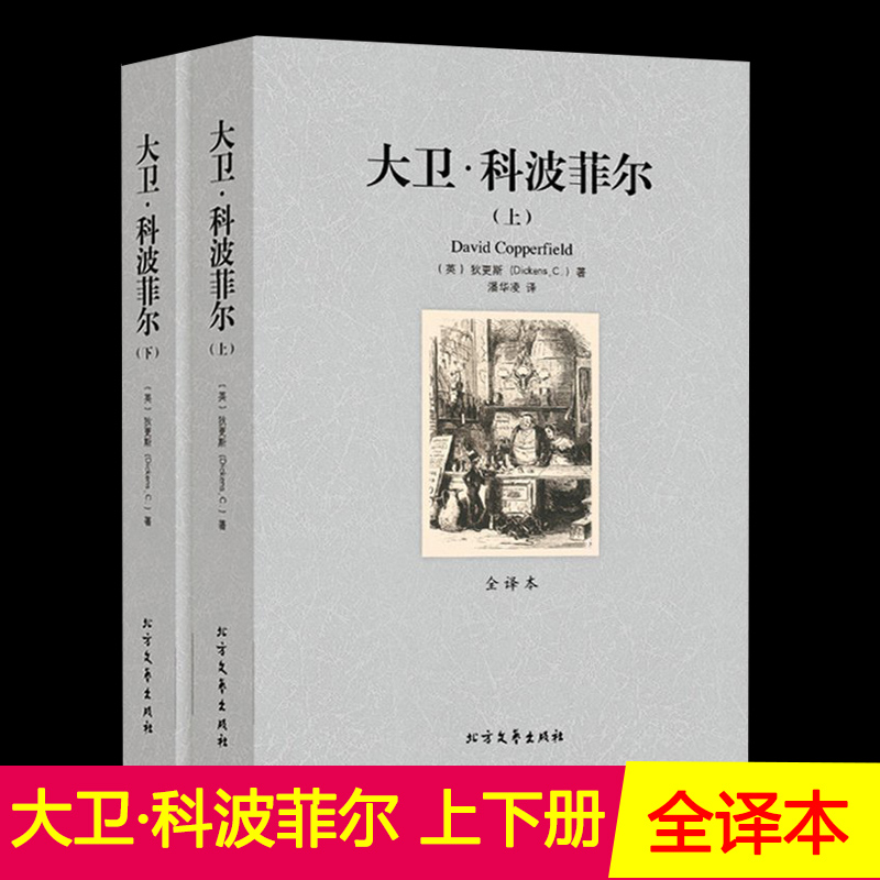 [完整版]大卫科波菲尔正版 上下册 狄更斯书籍 全译本无删节中文版世界名著书籍 大卫科波菲尔 高中生书籍课外读物 区高清大图