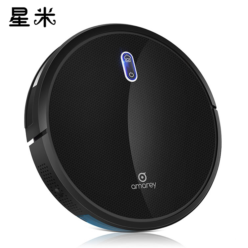 星米家用扫地机器人A800全自动智能扫地机吸小米扫石头扫吸式无线吸尘器 黑色版