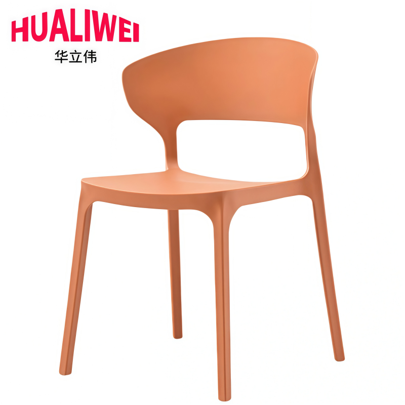 华立伟塑料餐椅椅子52*53*76.5cm把高清大图