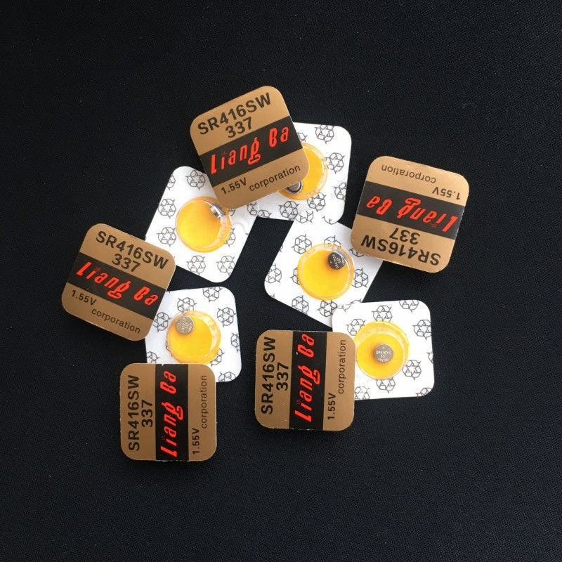 量霸337纽扣电池WL静音AK电量王SR416SW手表耳机1.55V小电子 量霸337纽扣电池[一颗]