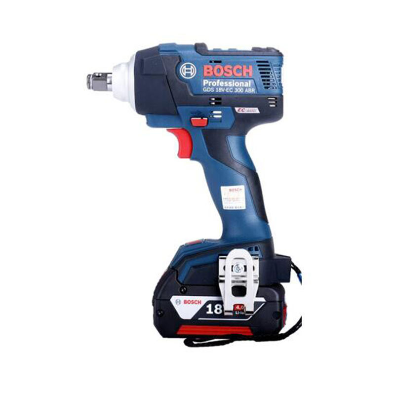 博世(Bosch) 锂电充电式冲击扳手机 GDS 18V-EC 300 ABR (kit) 货期5-10天
