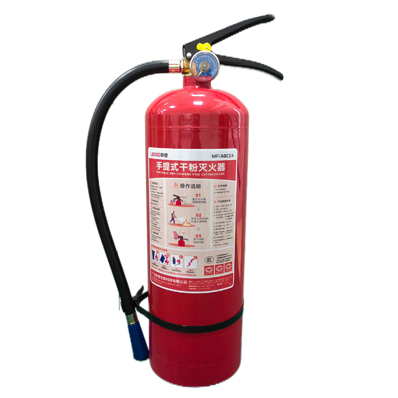 联塑手提干粉灭火器 4KG(MF/ABCE4)高清大图