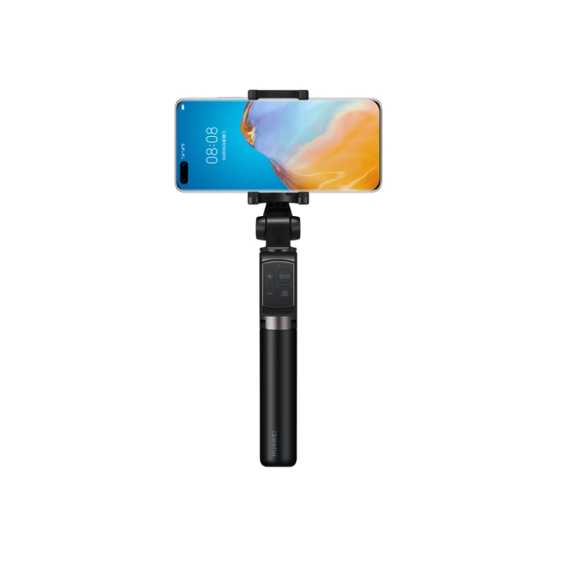 HUAWEI/华为三脚架无线蓝牙自拍杆 四键遥控 蓝牙连接 轻巧便携 短视频手机直播支架设备神器 CF15 Pro 黑色
