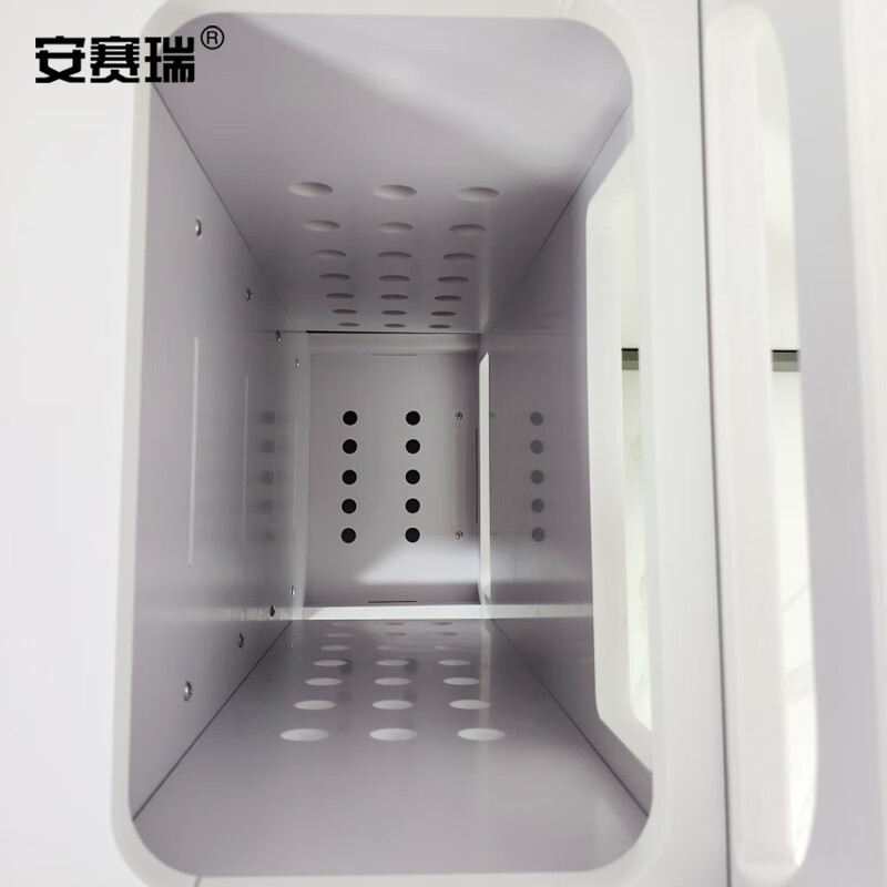 安赛瑞 雨伞收纳架 酒店大堂商用雨伞桶 双桶+5层6孔 雨伞门口放置筒 放30~50把伞 白色 700593高清大图