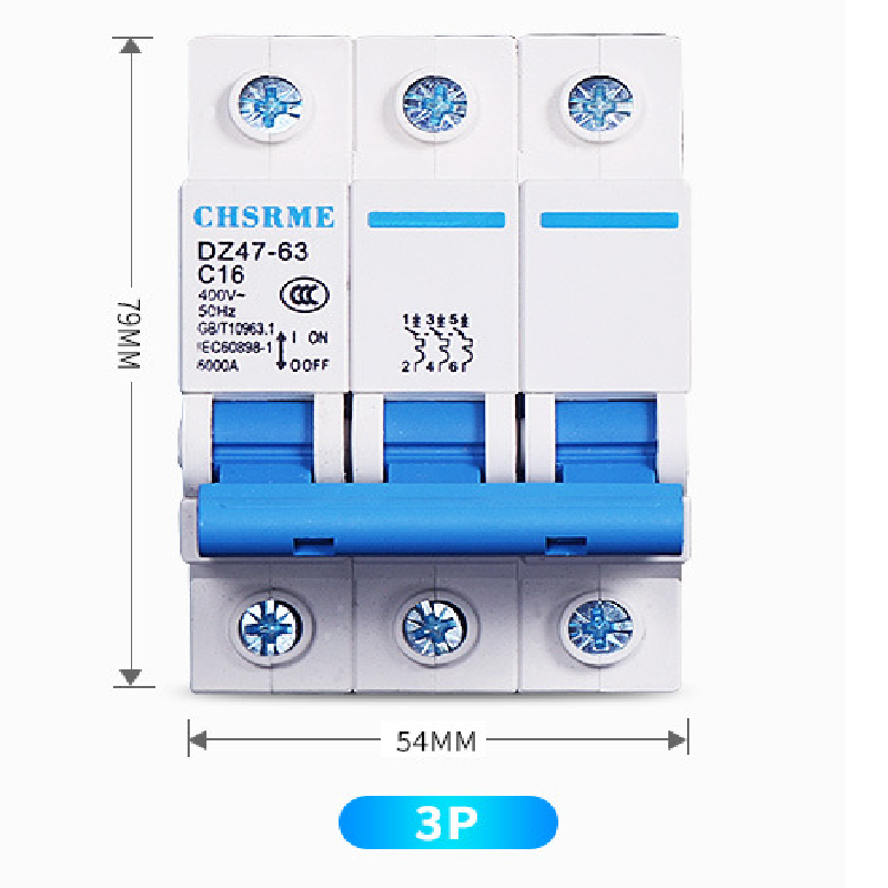 空气开关 德力西HDBE-63C型(4P 25A)