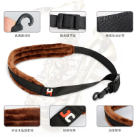 加棉厚萨克斯背带挂带脖带成人萨克斯吊带肩带萨克斯脖带配件勃带
