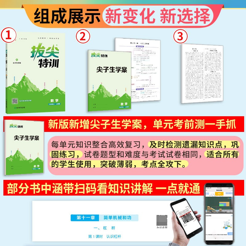 [北师版]数学 八年级上 [正版]2024初中拔尖特训七八九年级上册语文数学英语物理化学人教北师大华师沪科 初一二初三7