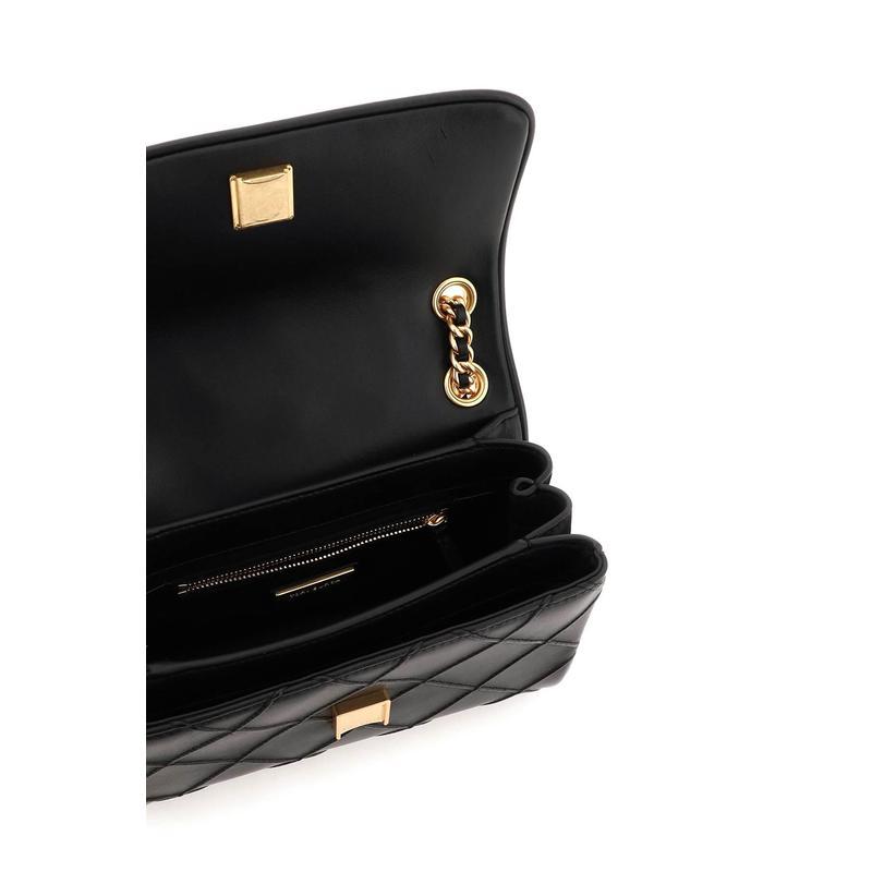 汤丽柏琦toryburchsmallfleming单肩包简约百搭黑色纳帕小羊皮女士斜