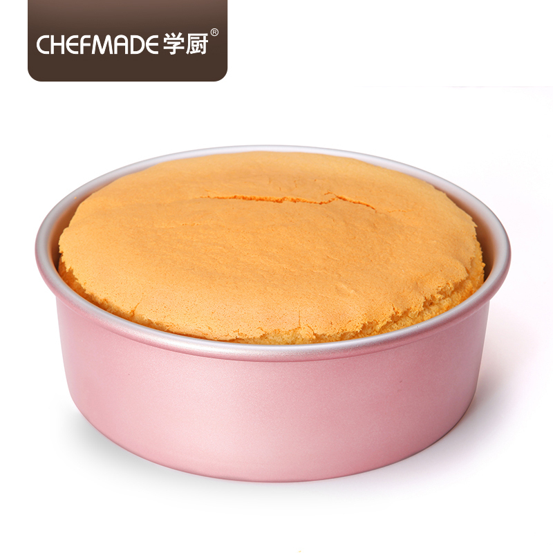 学厨 CHEFMADE 玫瑰金色6寸可拆式阳极戚风/海绵/天使蛋糕模 烘焙模具 厨房工具WK9117