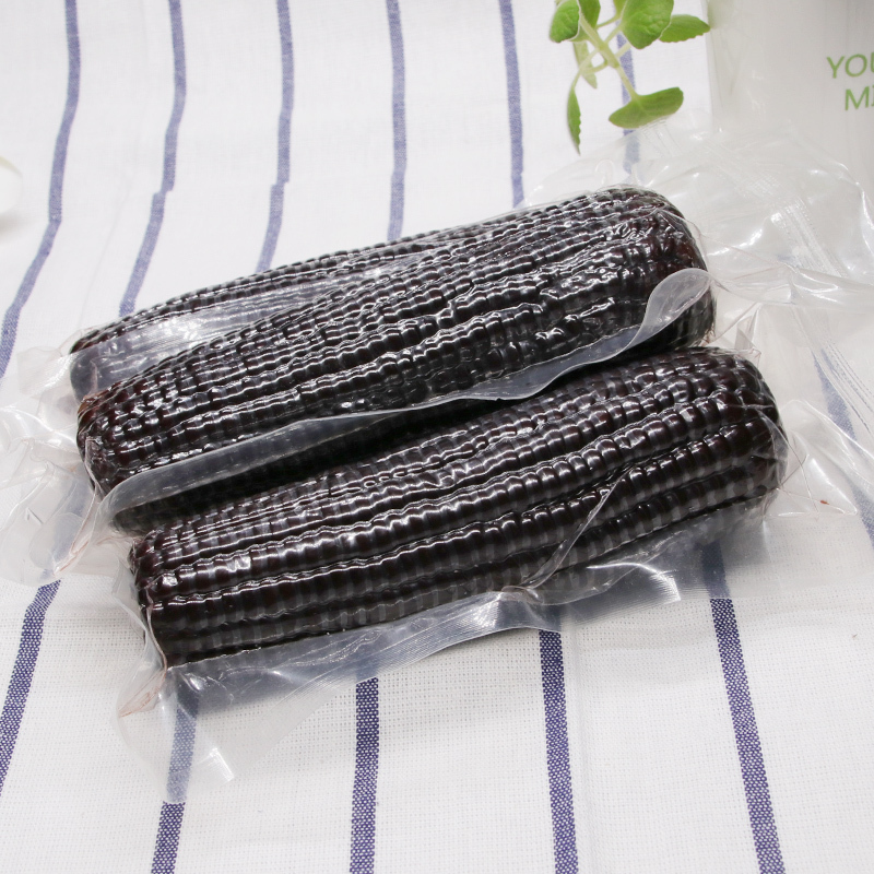 6支装约1.2kg 鲜食黑糯玉米棒 真空包装 非转基因