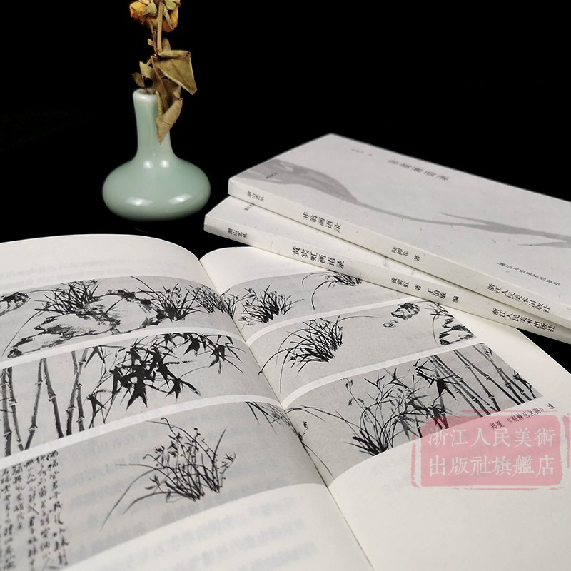 [正版]湖山艺丛 听天阁画谈随笔 潘天寿著中国画的理解分缕析讲解具体的绘画方式 现当代艺术大家国画绘画史艺术理论笔墨研高清大图